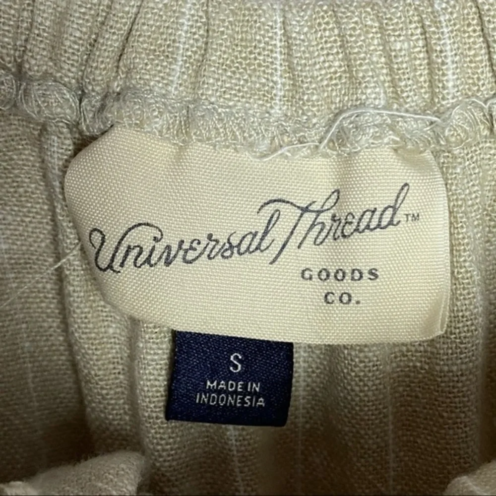 UNIVERSAL THREAD Beige Off the Shoulder Jumpsuit